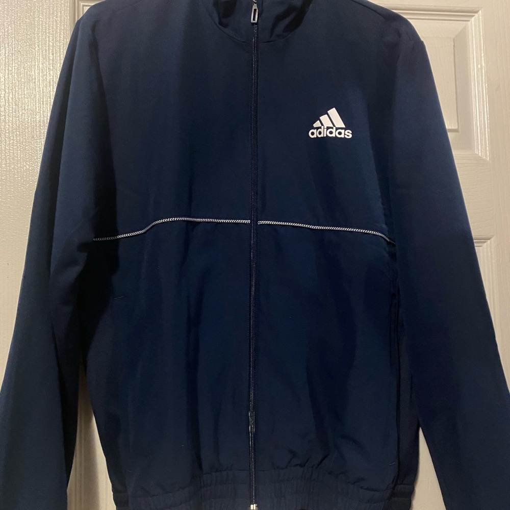 Adidas small jacket dark blue